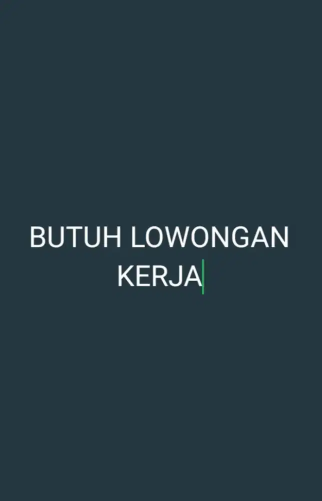 Mencari pekerjaan