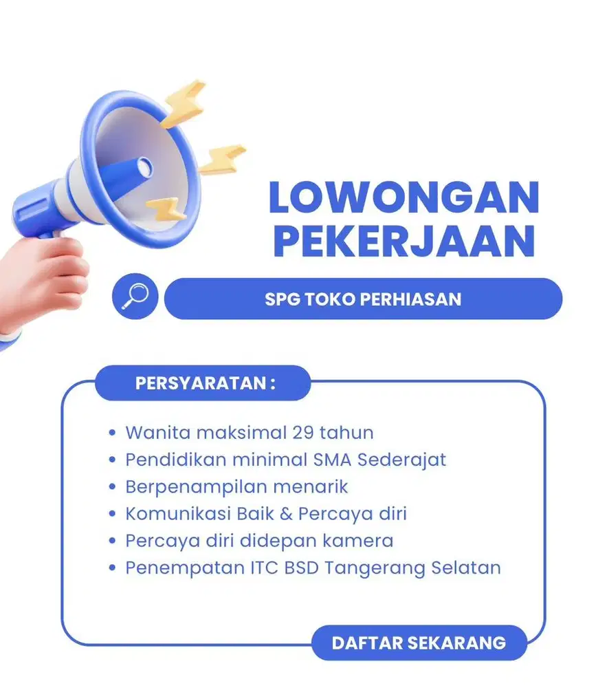 SPG Toko Perhiasan