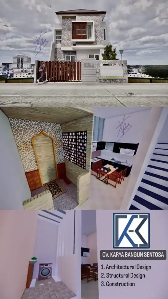 Gambar Bangunan Rumah Pabrik Pergudangan Villa