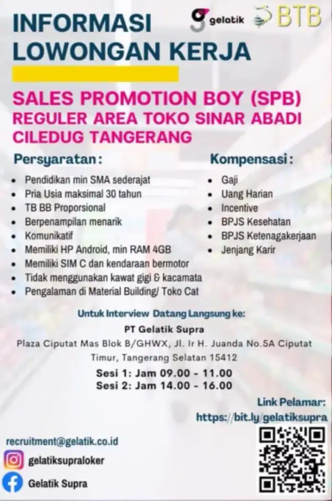 Dibutuhkan segera SPB untuk menjual produk-produk cat merk Mowilex
