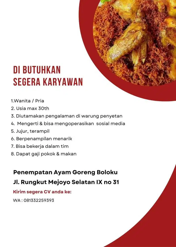 lowongan perkerjaan