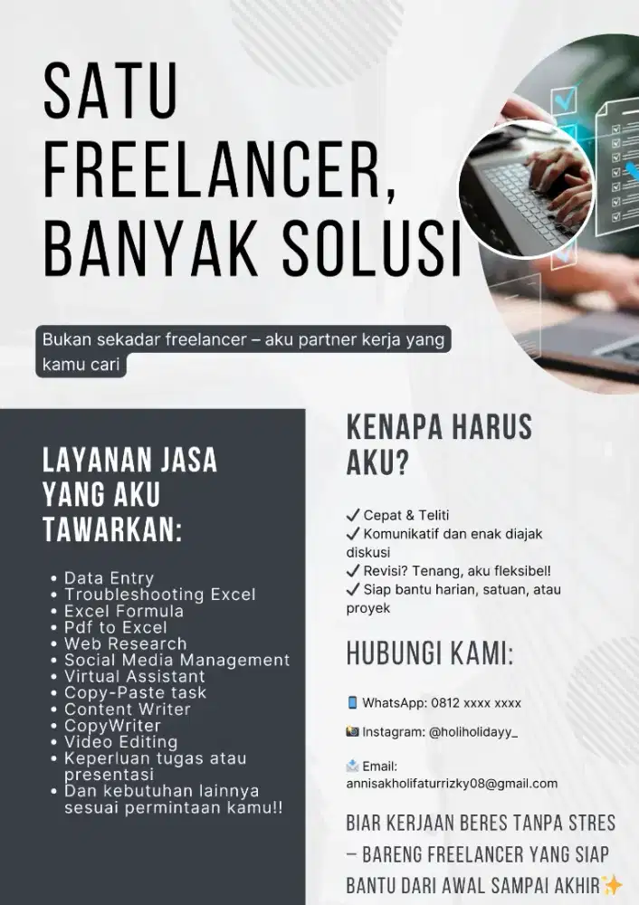 satu freelancer, banyak solusi!!