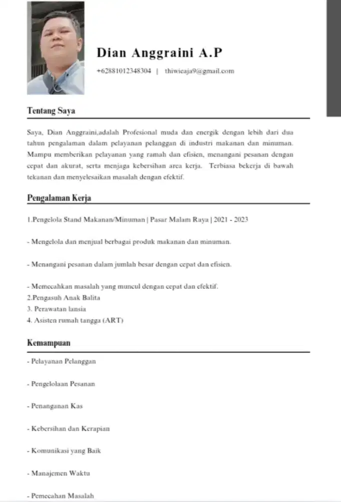 Nyari lowongan pekerjaan