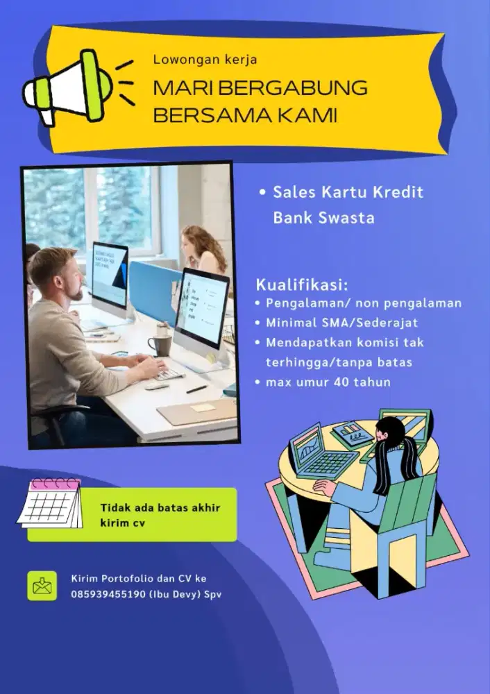 Sales kartu kredit Bank swasta