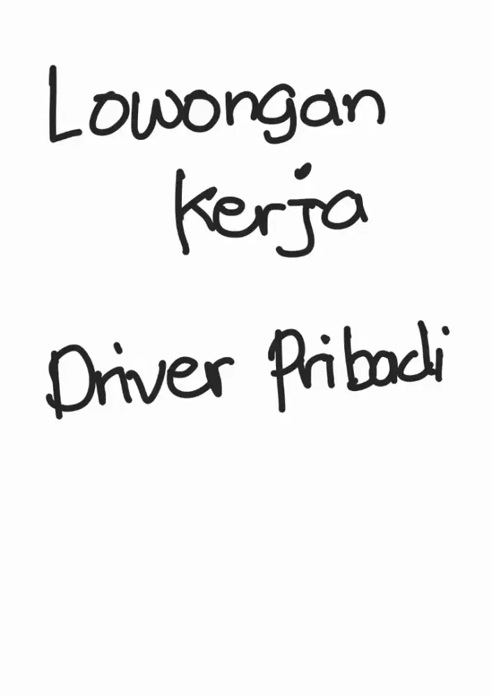 Cari Driver Pribadi