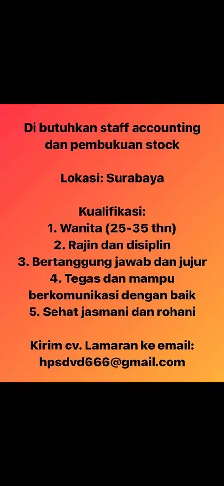 Lowongan Administrasi
