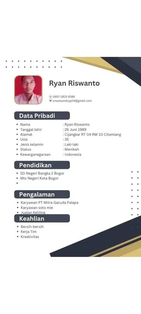 Cari pekerjaan modal Ktp