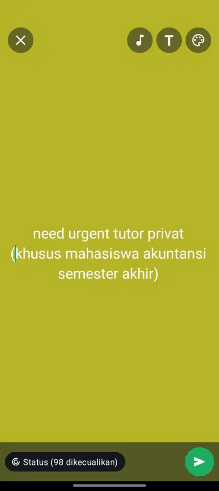 TUTOR AKUNTANSI KHUSUS MAHASISWA AKHIR AKUNTANSI
