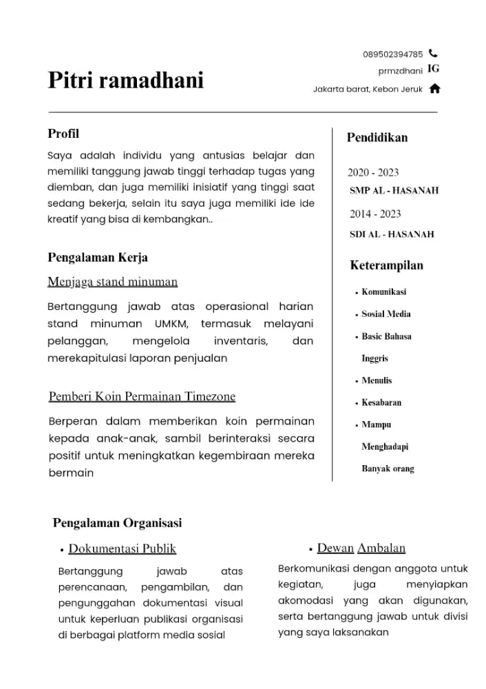 Cari kerja yang serius