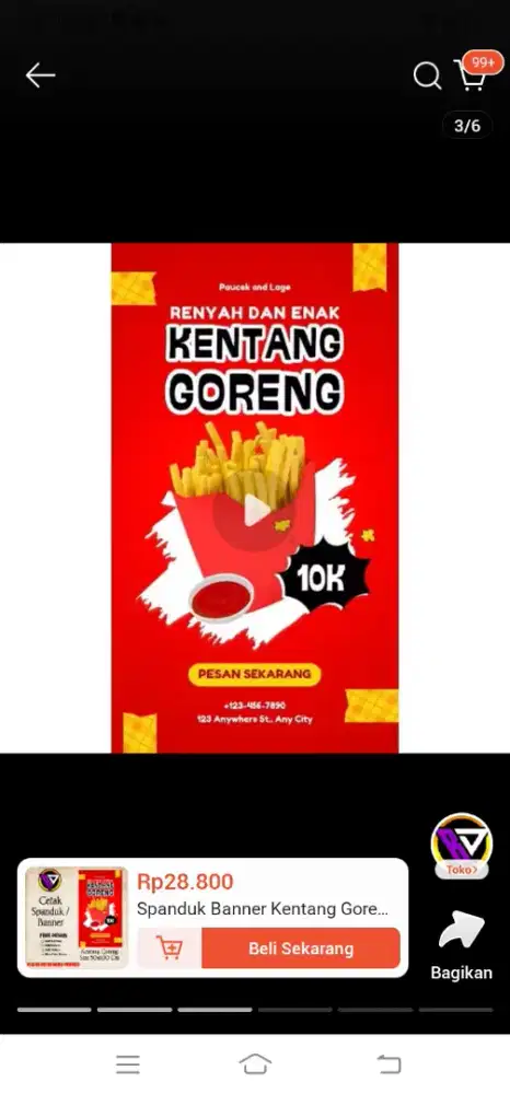 Tenaga penjual gerobak