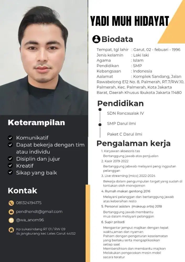 Cari kerjaan apa saja