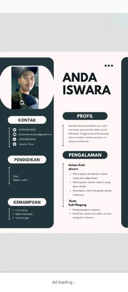 Cari kerja ojek harian/pekerjaan lain nya.