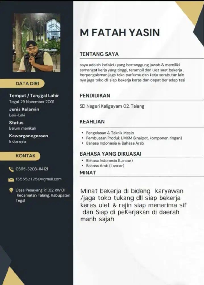 Cari loker utamakan yang ada mes