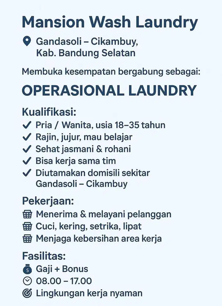 Dibutuhkan Segera
