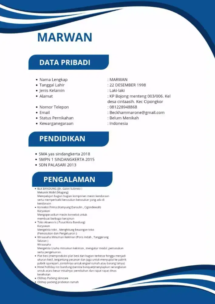 Mencari pekerjaan