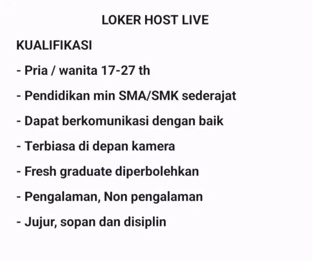 Host Live Streaming