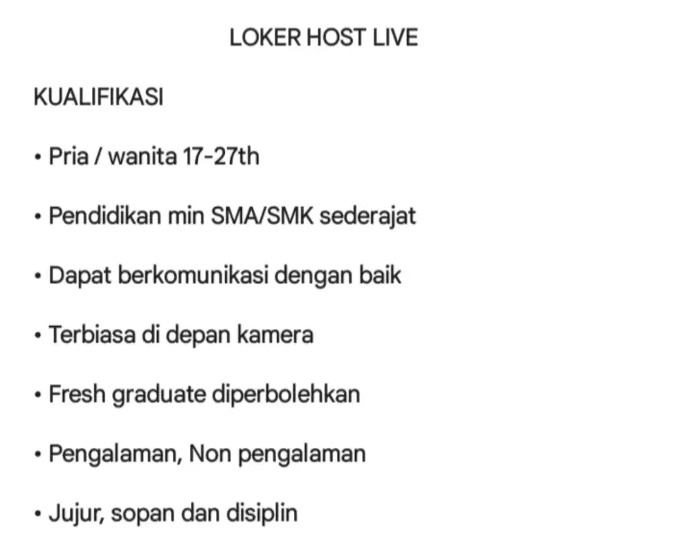 HOST LIVE STREAMING