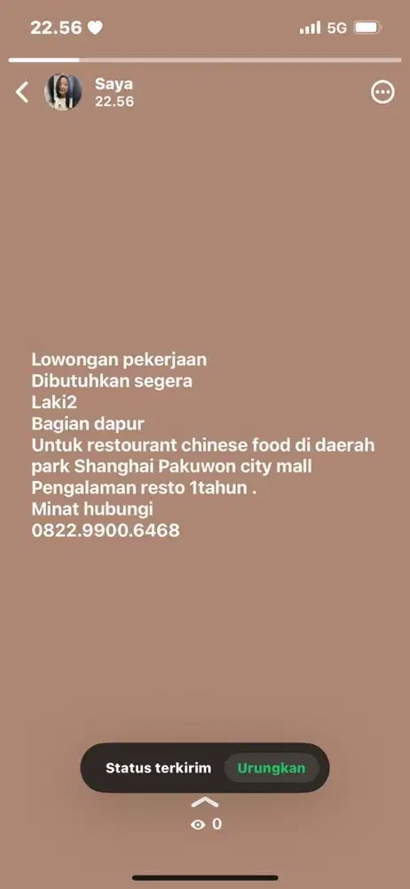 Lowongan pekerjaan