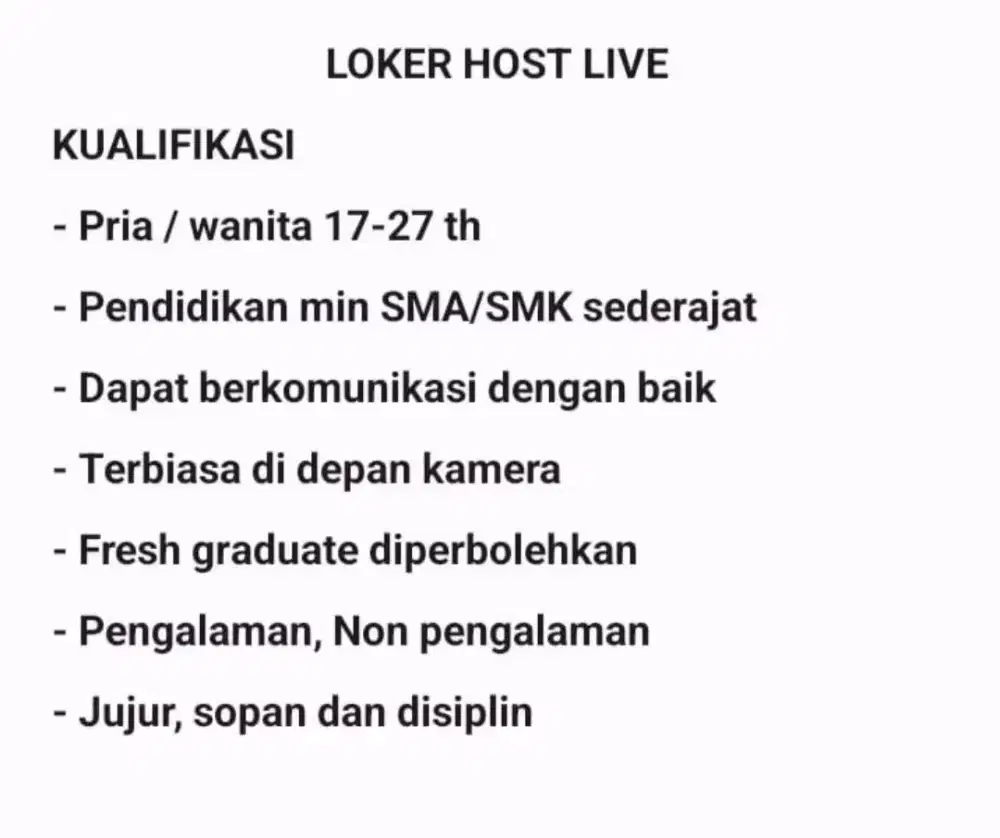 HOST LIVE STREAMING