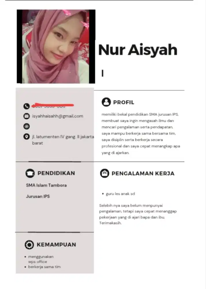 Info lokerr dong Kak