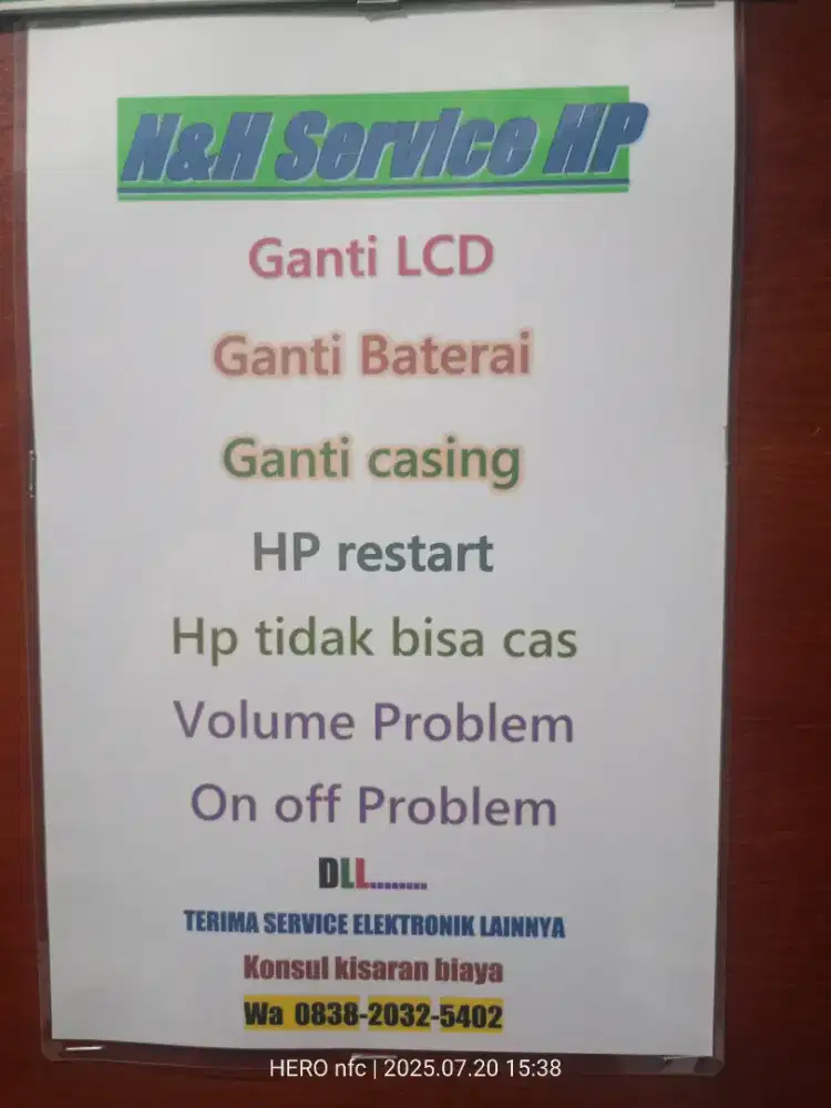 Service hp panggilan