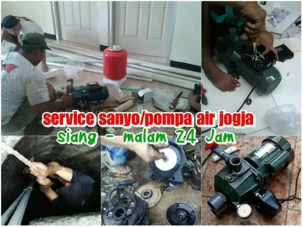 service servis pompa air 24 jam jogja, sumur bor suntik kuras sumur