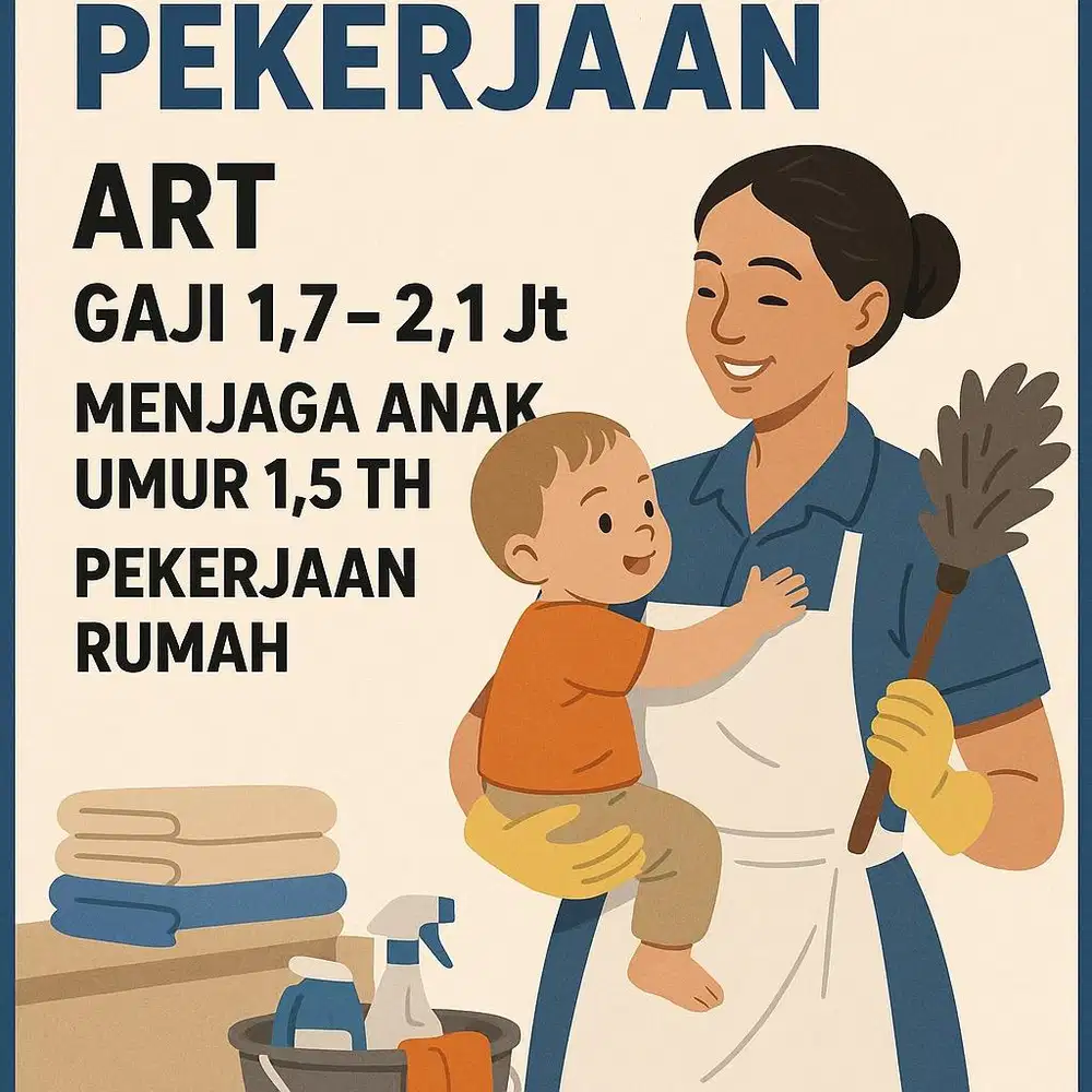 ART Pulang Pergi area Beji Tanah Baru Depok