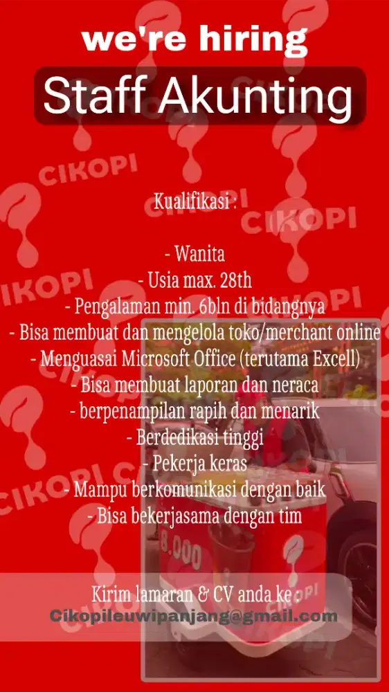 Lowongan pekerjaan sebagai Admin