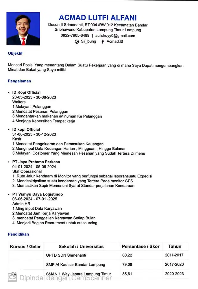 Mencari pekerjaan (Inpo Lokernya)
