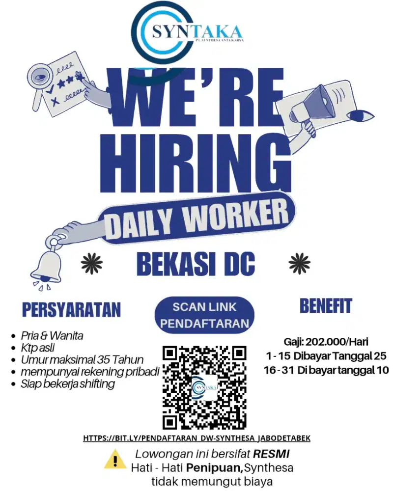 Lowongan Daily worker shoppe express