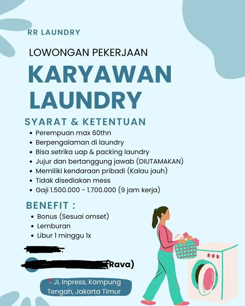 Lowongan Kerja Karyawan Laundry