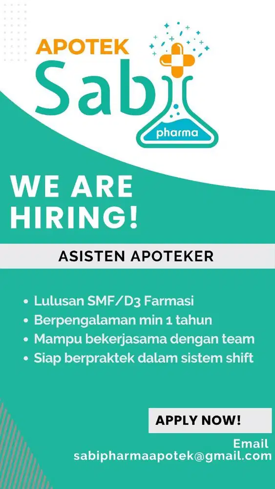 Dibutuhkan Tenaga Teknis Kefarmasian