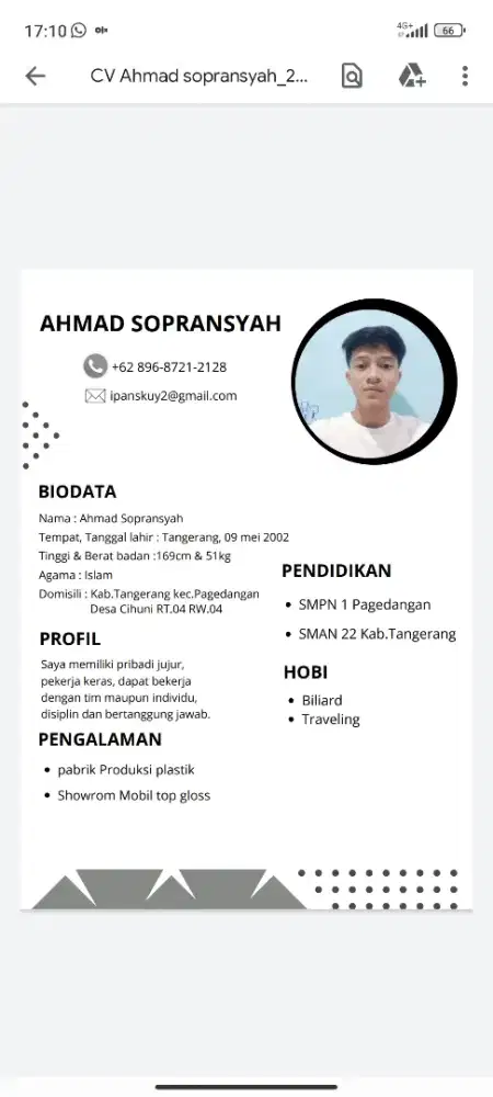 Cari lowonganan pekerjaan