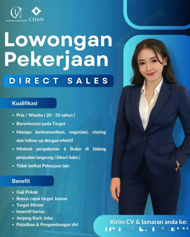 Lowongan kerja direct sales
