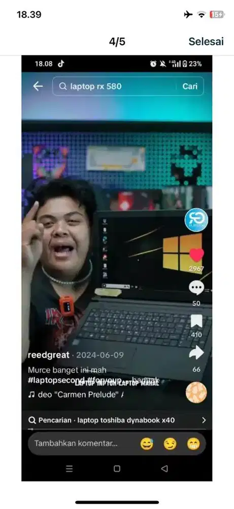 Cari kerja host/konten kretor
