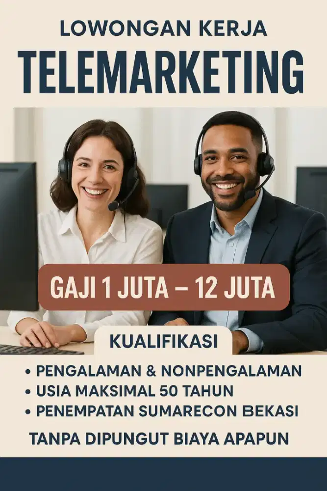 We Are Hiring Telemarketing