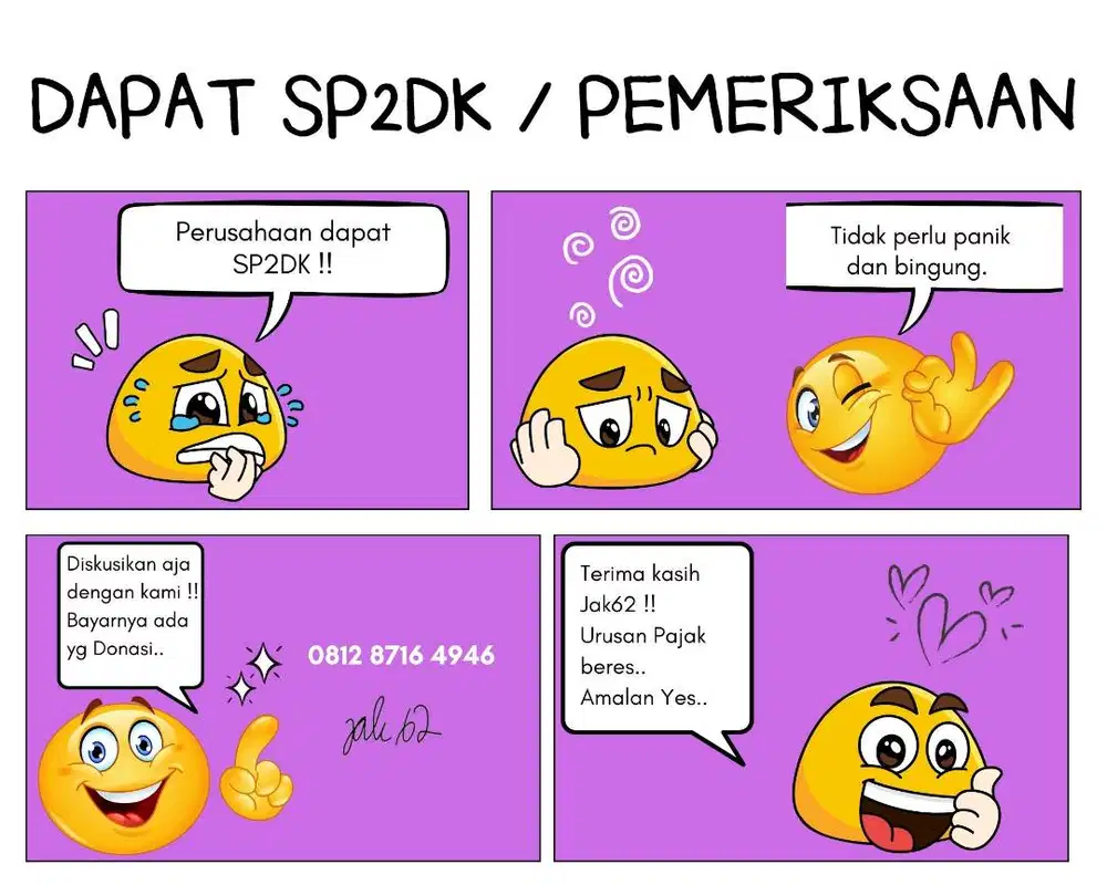 Jasa Konsultan, SP2DK & Pemeriksaan Pajak