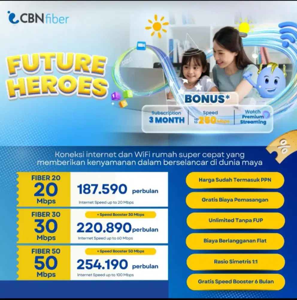 Promo Wifi CBN Fiber