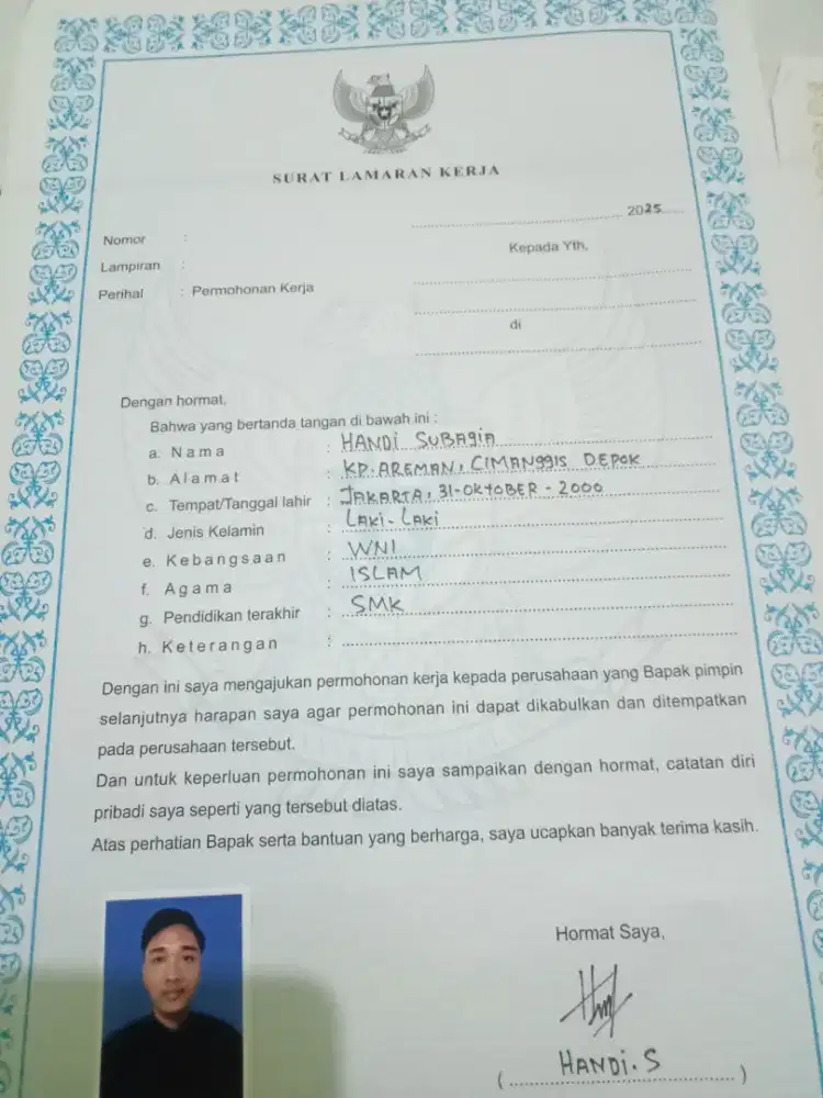 Sedang Mencari Pekerjaan