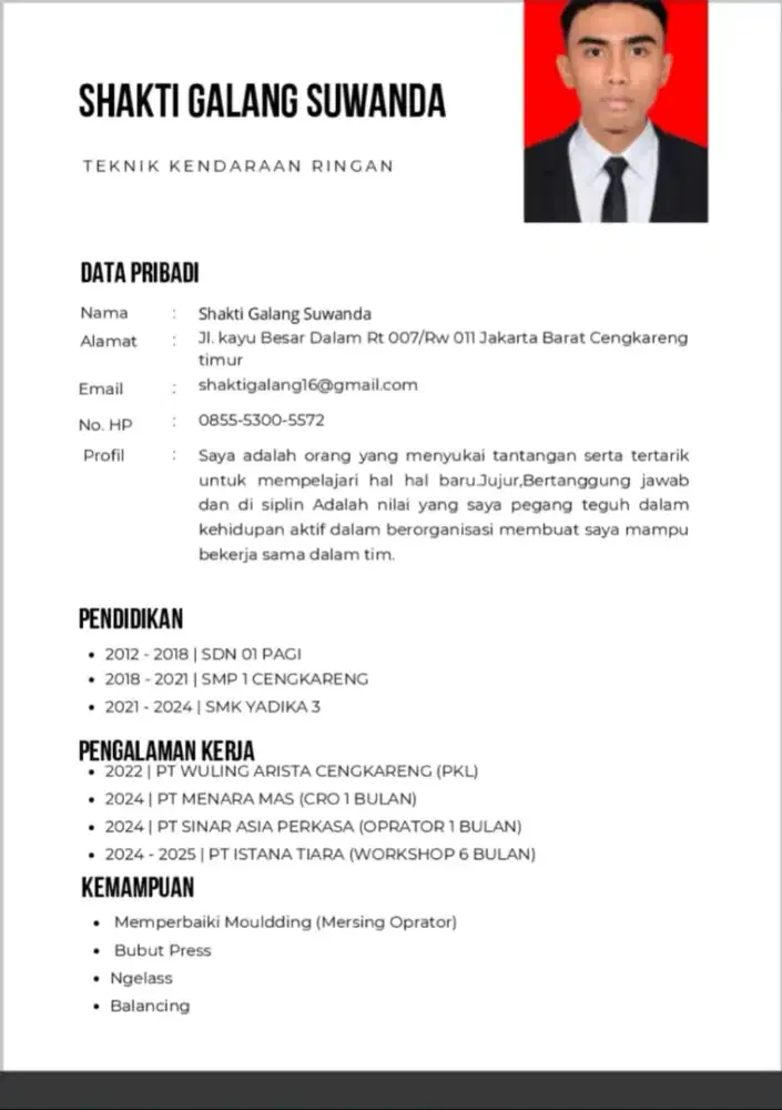 Sedang mencari pekerjaan
