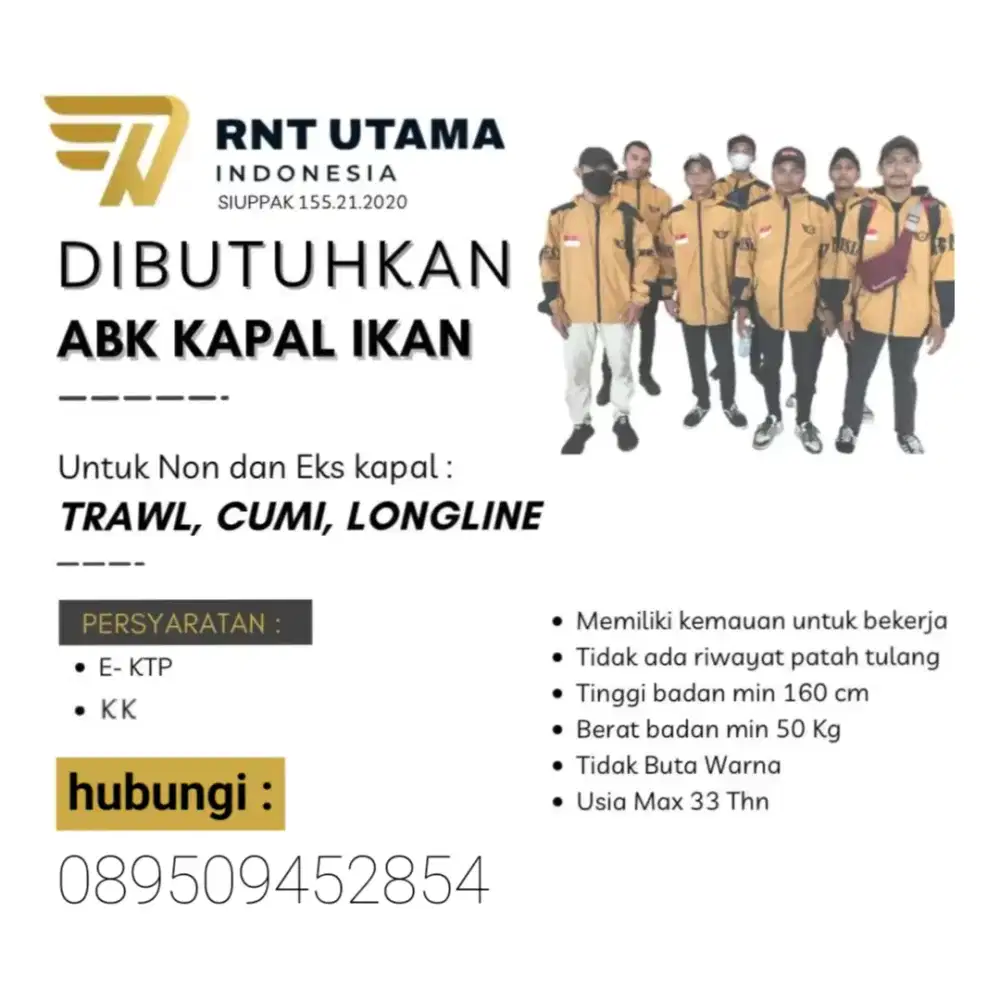 lowongan kerja abk di BALI