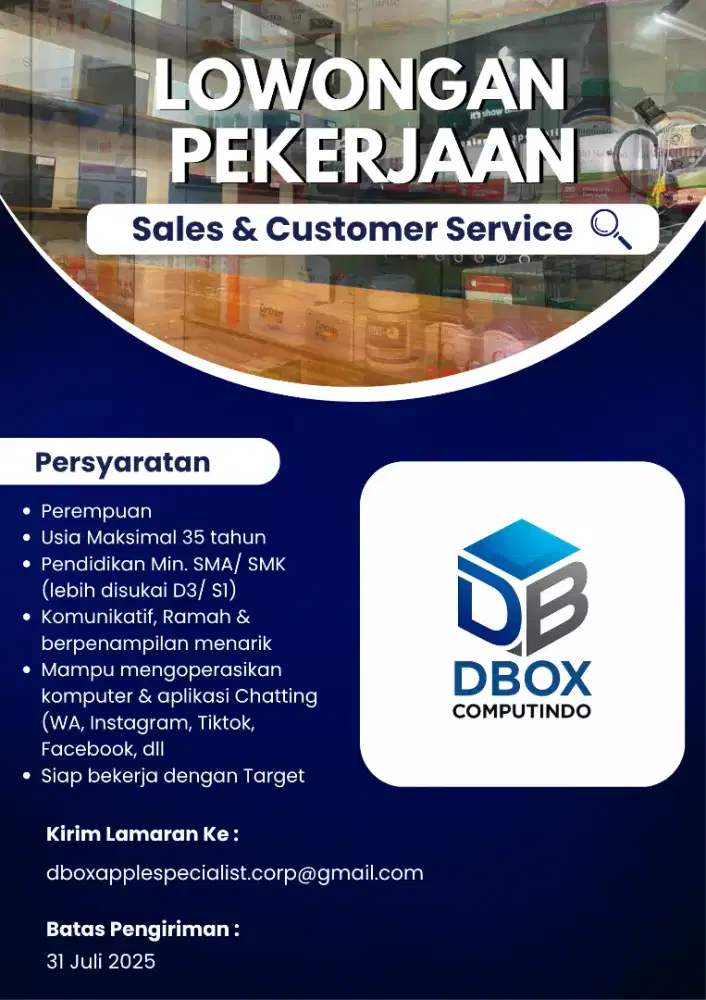 Sales & Customer Service Oficcer