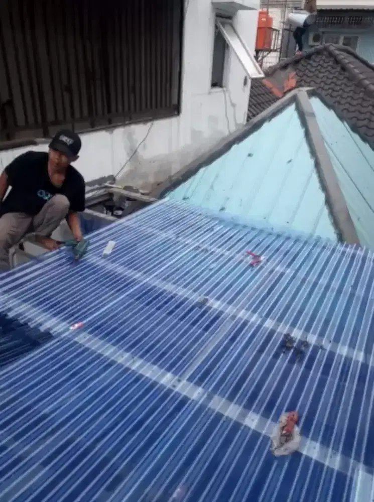 TUKANG PERBAIKAN ATAP BOCOR DINDING DAK REMBES TALANG AIR CAT RENOVASI