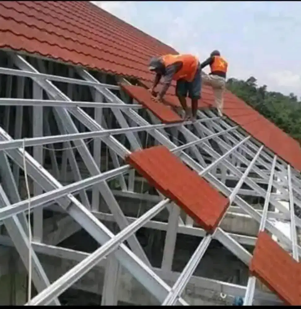 Tukang atap baja ringan, kanopi, plapon, cat, dinding, dll,atap bocor,