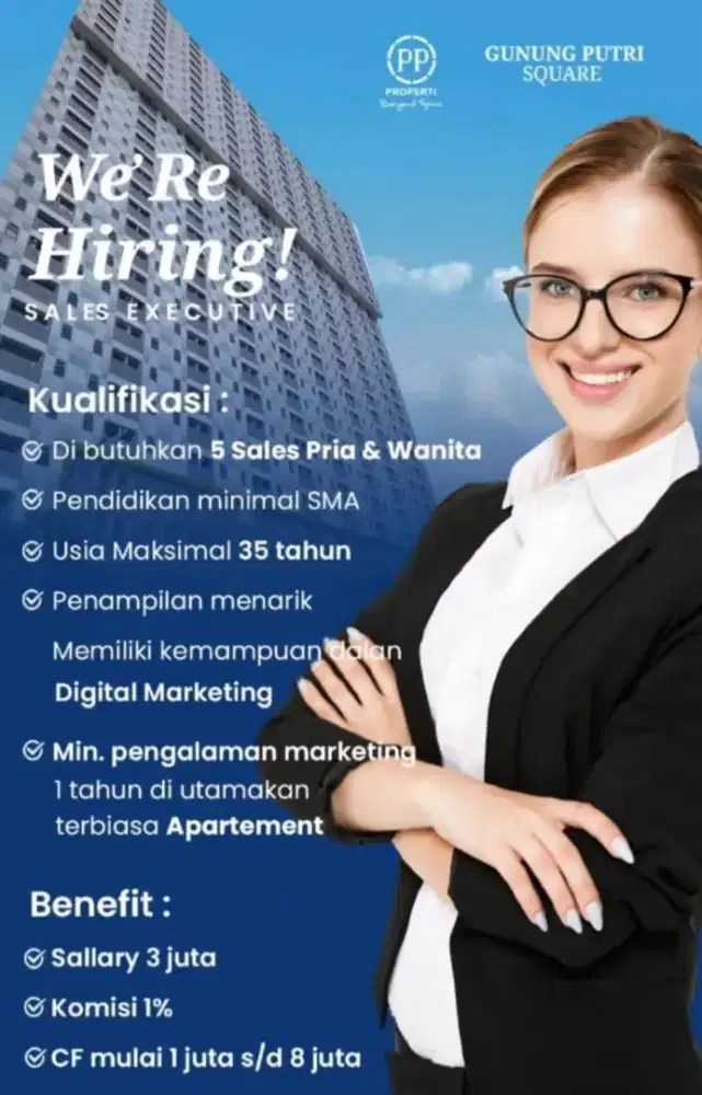 Dibutuhkan Sales Marketing Property