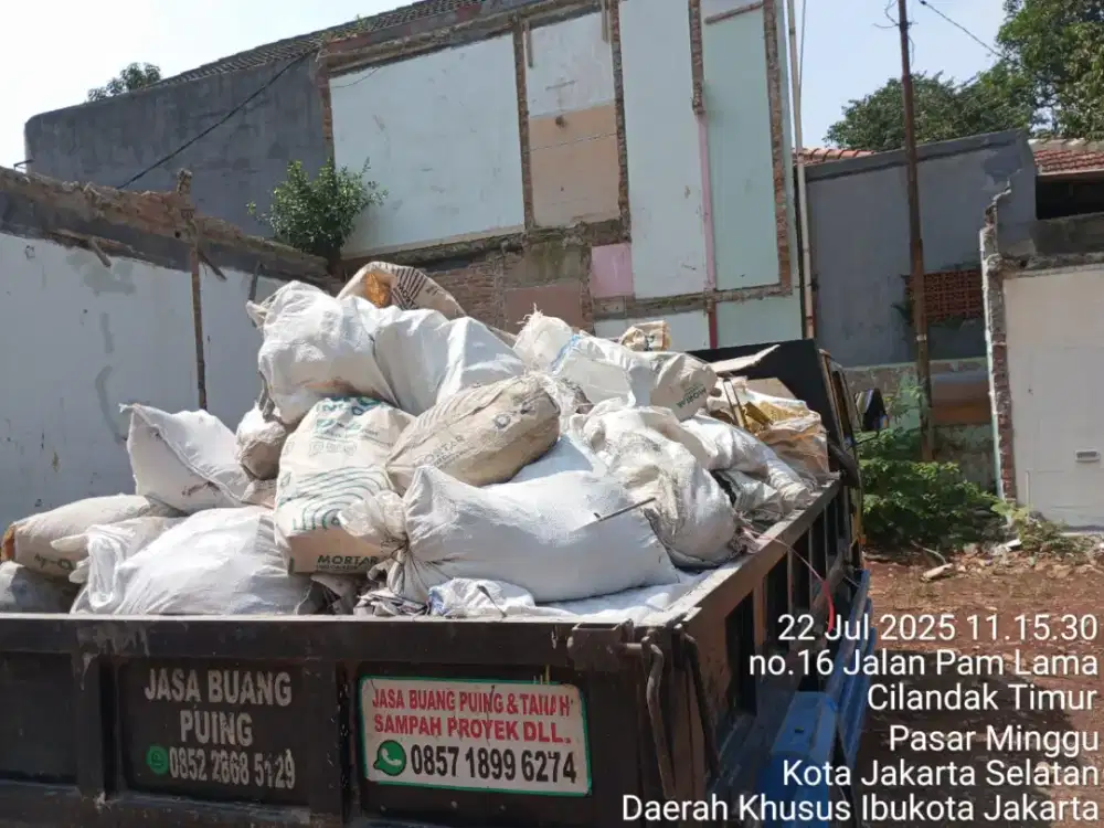 Jasa buang puing banguna