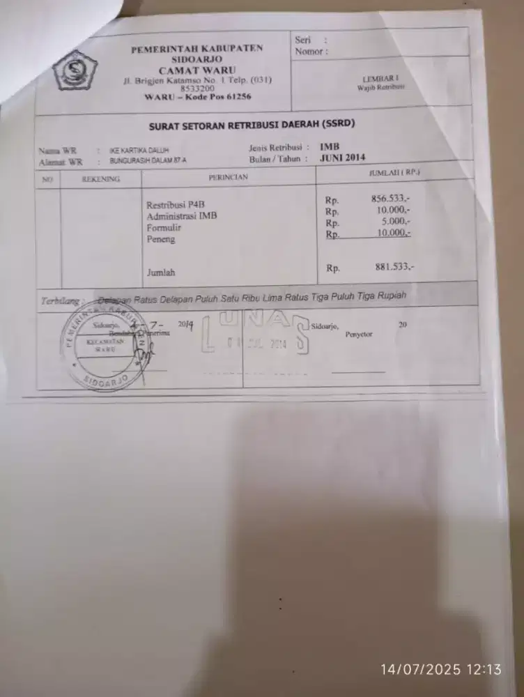 Jasa pengurusan surat surat waris imb properti rumah dan lainnya