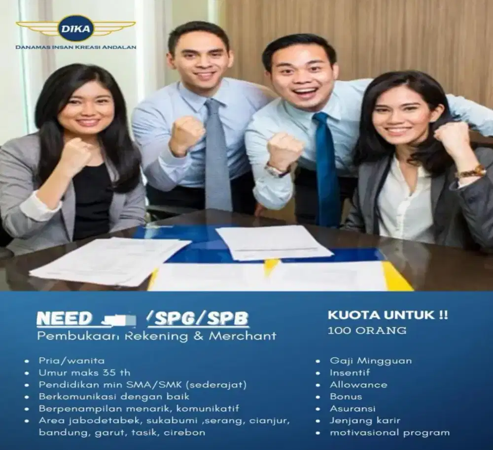 Loker sales tabungan bca