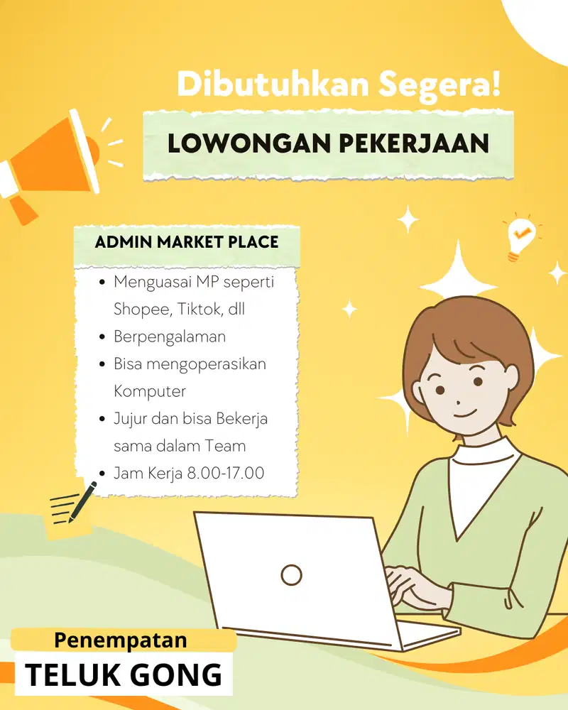 LOKER ADMIN MARKET PLACE