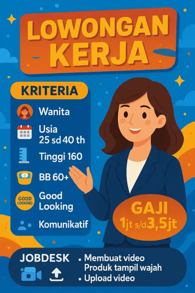 Lowongan Kerja Khusus Wanita